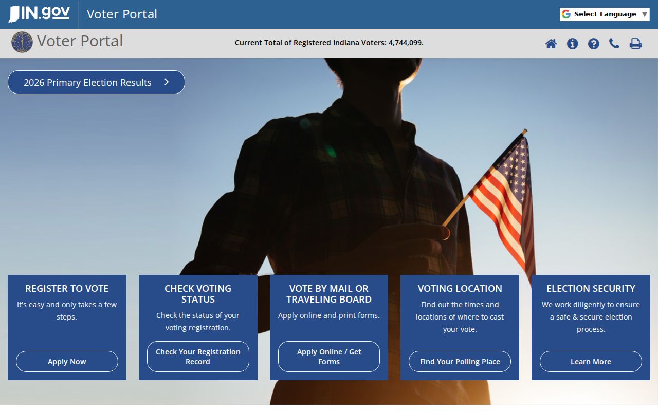 West Lafayette residents directory Indiana voter lookup fields
