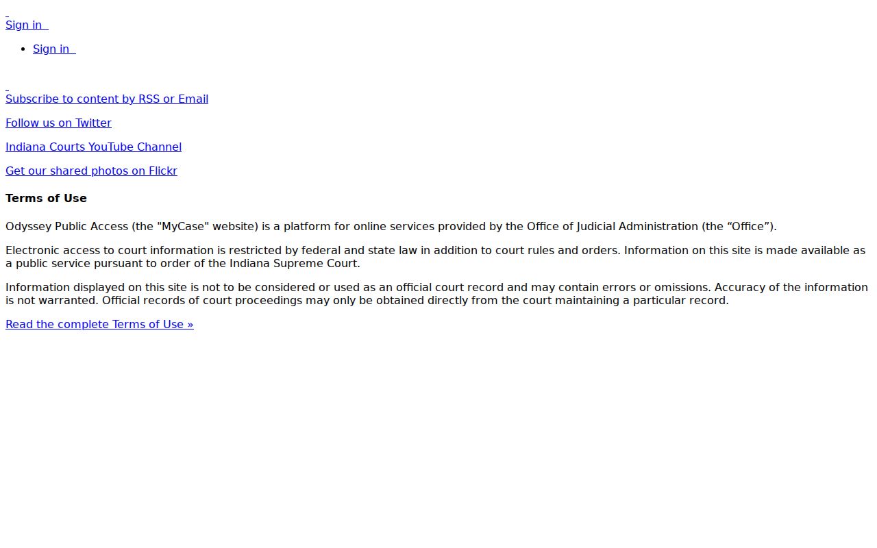 West Lafayette residents directory MyCase public court search